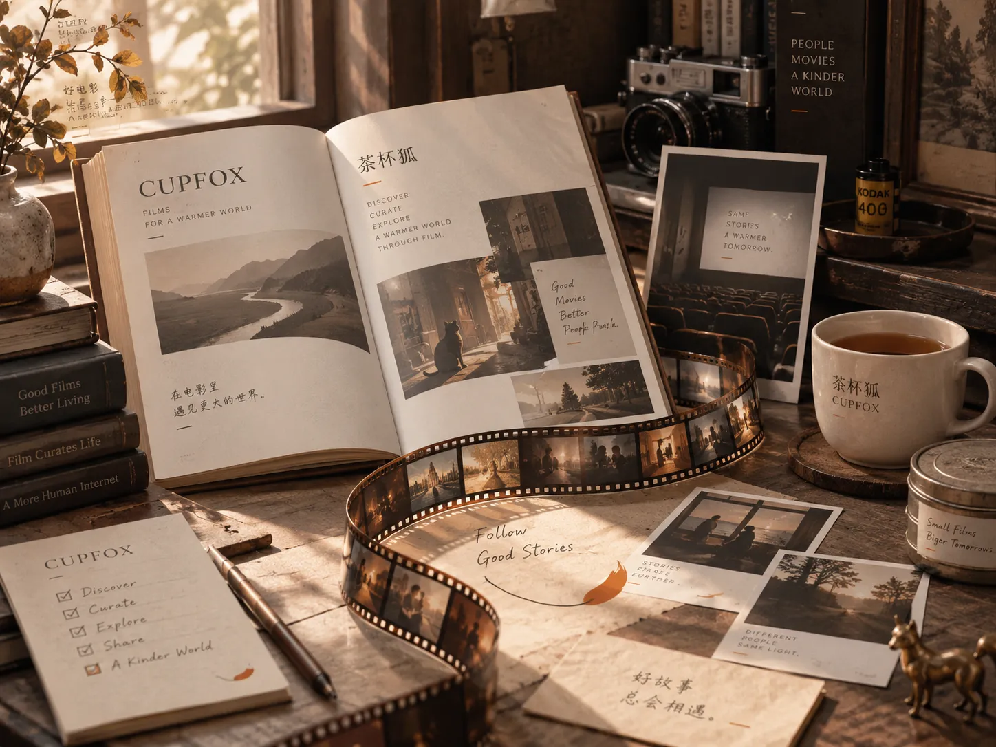 茶杯狐 Cupfox 品牌与影视内容主题图